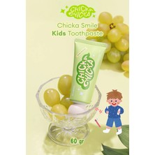 Kundal Renkli, Çürüklere Karşı Etkili Çocuk Diş Macunu Chicka Smile Kids Toothpaste (Shine Muscat)