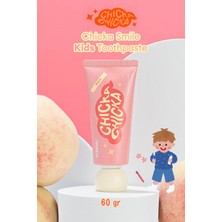 Kundal Renkli, Çürüklere Karşı Etkili Çocuk Diş Macunu Chicka Smile Kids Toothpaste (Peach)
