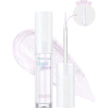 Işıltılı ve Şeffaf Likit Glitter CLIO Moon Glass Liquid Glitter Sweet Cloud (03 Violet Topping)
