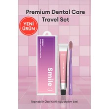 Taşınabilir Özel Kılıflı Diş Macunu ve Diş Fırçası Seti KUNDAL Premium Dental Care Travel Set