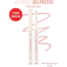 Clio Suya Dayanıklı, Gün Boyu Kalıcı Kalem Eyeliner Extreme Gelpresso Pencil Liner (08 Dreamy Mauve)