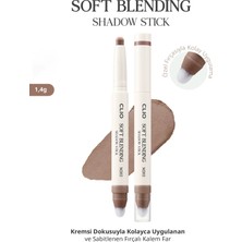Clio Kremsi, Kolayca Uygulanan ve Sabitlenen Fırçalı Kalem Far Soft Blending Shadow Stick (M202)