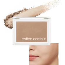 MISSHA Kadife Dokuya Sahip, Doğal Görünümlü Kontür Cotton Contour (Salted Hot Choco)