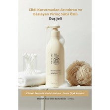 MIDHA Cildi Kurutmadan Arındıran, Pirinç Sütü Özlü Besleyici Duş Jeli Rice Milk Body Wash