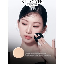 Clio Eşit ve Pürüzsüz Uygulama Sunan, Yoğun Sünger Puf Kill Cover Founwear Cushion Puff