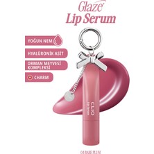Clio Dolgun Görünüm Kazandıran, Parlak, Besleyici, Renkli Dudak Serumu Glaze Lip Serum 04 Bare Plum