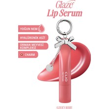 Dolgun Görünüm Kazandıran, Parlak, Besleyici Renkli Dudak Serumu CLIO Glaze Lip Serum 02 Juicy Berry