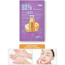 MISSHA Nemlendirici ve Aydınlatıcı Vegan Yaprak Maske Talks Vegan Squeeze Sheet Mask (Super Energizer)
