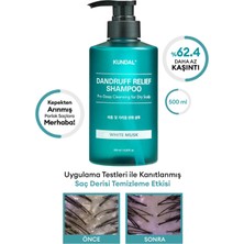 Kundal Kepek Karşıtı Giderici Arındırıcı Bakım Şampuanı Dandruff Relief Shampoo (WHİTE MUSK)