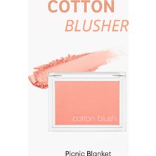 MISSHA Yumuşak Dokulu Kolay Sürülebilen Allık Allık Cotton Blusher (Picnic Blanket)