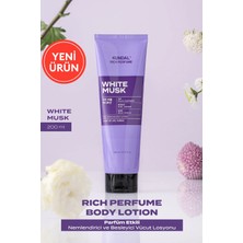 Kundal Parfüm Etkili Nemlendirici&Besleyici Vücut Losyonu Rich Perfume Body Lotion 200ml White Musk