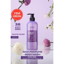 Kundal Parfüm Etkili Besleyici ve Nemlendirici Vücut Yıkama Jeli Rich Perfume Body Wash 500ml (White