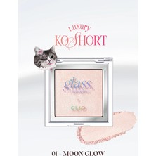 Doğal Görünüm Sunan Pembe Işıltılı Aydınlatıcı CLIO Glass&Highlighter (01 Moon Glow) Luxury Koshort