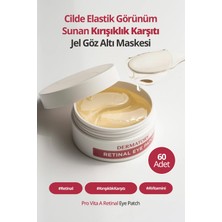 Dermatory Retinalli, Kırışıklık&Koyu Halka Karşıtı Jel Göz Altı Maskesi Pro Vita-A Retinal Eye Patch