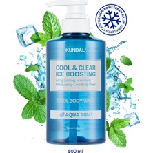 Arındırıcı ve Ferahlatıcı Vücut Yıkama Jeli KUNDAL Cool Refreshing Body Wash 500ml (Aqua Mint)