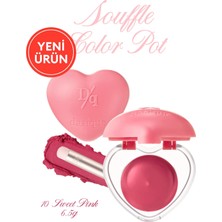 Yoğun Pigmentli Köpük Yapıda Kadife Bitişli Ruj & Allık DASIQUE Souffle Color Pot 10 Sweet Pink
