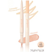 Çift Taraflı Kapatıcı ve Işıltılı Kalem Far PERIPERA Sugar Twinkle Duo Eye Stick (06 Sheer Blurring)