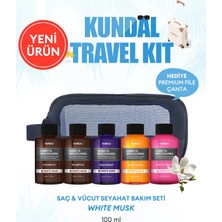 Saç & Vücut Seyahat Bakım Seti KUNDAL Travel Kit (White Musk)