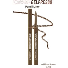 Suya Dayanıklı, Gün Boyu Kalıcı Kalem Eyeliner CLIO Extreme Gelpresso Pencil Liner (05 Mute Brown)
