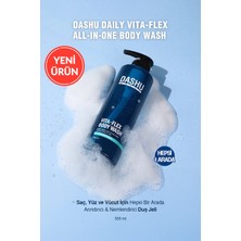Dashu Saç Yüz Vücut İçin Hepsi Bir Arada Nemlendirici Duş Jeli Daily Vita-Flex All In One Body Wash