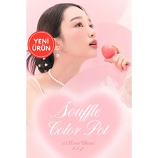 Yoğun Pigmentli Köpük Yapıda Kadife Bitişli Ruj & Allık DASIQUE Souffle Color Pot 03 Coral Choux