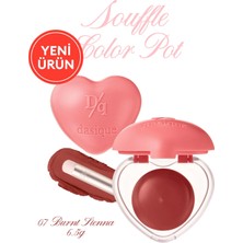 Yoğun Pigmentli Köpük Yapıda Kadife Bitişli Ruj & Allık DASIQUE Souffle Color Pot 07 Burnt Sienna