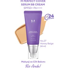 MISSHA Yaşlanma Karşıtı, Aydınlatıcı M Perfect Cover Serum BB Cream SPF50+/PA++++ 50 ml No:27
