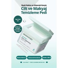 Dermatory Ciltten Fazla Sebumu Arındıran Makyaj Temizleme Pedi Salicinic Pore Cleansing Water Pad