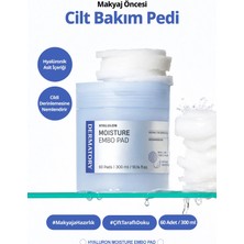 Dermatory Hyalüronik Asitli, Nemlendiren Makyaj Öncesi Cilt Bakım Pedi Hyaluron Moisture Embo Pad
