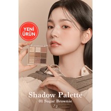 Dasique Mat ve Işıltılı Renk Seçenekleri Sunan Far Paleti Shadow Palette (#01 Sugar Brownie)