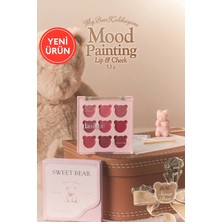 Dasique 9 Renkli Ruj & Allık Paleti Mood Painting Lip & Cheek Palette (#06 Sweet Bear)