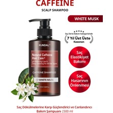 Kundal Kafein İçeren Dökülme Karşıtı Bakım Şampuanı Caffeine Scalp Shampoo 500ml (White Musk)