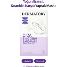 Dermatory Cica İçerikli, Yoğun Esanslı, Kızarıklık Karşıtı Yaprak Maske Cica Zinc Derm Band Mask