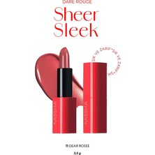 MISSHA Yoğun Pigmentli Besleyici Nemli Bitişli Ruj  Dare Rouge Sheer Sleek (11 Dear Rosee)