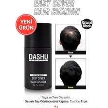 Dashu Suya ve Tere Dayanıklı, Kapatıcı Siyah Saç Cushion Topik Daily Easy Cover Hair Cushion Black