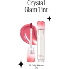 Yapışkanlık Hissi Vermeyen Yoğun Işıltılı Tint CLIO Crystal Glam Tint (06 Daily Mauve)
