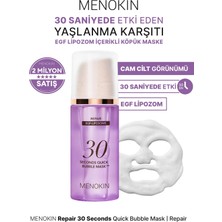 Menokin Cilt Bariyerini Destekleyen ve Koruyan Köpük Maske 30 Seconds Quick Bubble Mask (Repair)