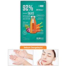 MISSHA Sebum Dengeleyici Vegan Yaprak Maske Talks Vegan Squeeze Sheet Mask (Sos Relaxer)
