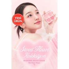 Dasique Karıştırılabilir Renk Tonlarına Sahip 4lü Allık Paleti Blending Mood Cheek (#13 Sweet Heart)