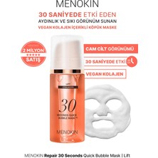 Menokin Aydınlık&Sıkı Görünüm Sunan Kolajen İçerikli Köpük Maske 30 Seconds Quick Bubble Mask (Lift)