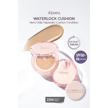 MISSHA 24 Saat Kalıcı Esans İçeren Nemlendirici Cushion A'PIEU Waterlock Cushion (23N) SPF50+/PA++++