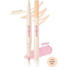 Çift Taraflı Kapatıcı ve Işıltılı Kalem Far PERIPERA Sugar Twinkle Duo Eye Stick (05 Frozen Pink)