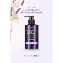 Yoğun Nemlendirici ve Besleyici Saç Kremi KUNDAL Honey & Macadamia Protein Treatment Amber Vanilla