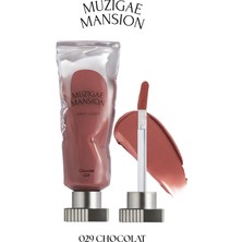 Gül Özlü, Kadife Bitiş Sunan, Nemlendirici ve Kalıcı Tint MUZIGAE MANSION Objet Liquid 029 Chocolat