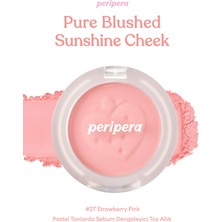 Peripera Pastel Tonlarda Sebum Dengeleyici Toz Allık Pure Blushed Sunshine Cheek 27 Strawberry Pink