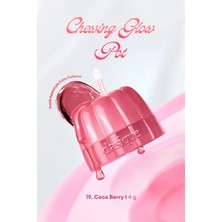 Esnek Jel Dokulu, Nemlendirici, Parlak Bitişli Ruj & Allık DASIQUE Chewing Glow Pot 19 Coco Berry