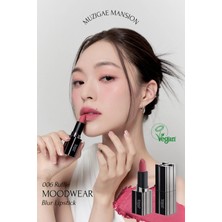 Muzigae Mansion Pürüzsüz Görünüm Sunan Kadifemsi Ruj Moodwear Blur Lipstick (006 Ruffle)