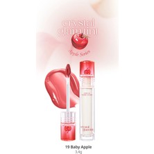 Clio Yapışkanlık Hissi Vermeyen Yoğun Işıltılı Tint Crystal Glam Tint (19 Baby Apple) Apple Series