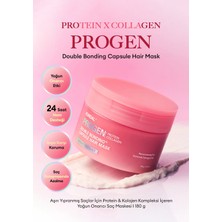 Kundal Aşırı Yıpranmış Saçlara Yoğun Onarıcı Saç Maskesi Progen Double Bonding Capsule Hair Mask