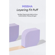Missha Türkiye Yenilikçi Tasarımıyla Islak ve Kuru Kullanılabilen Makyaj Süngeri Layering Fit Puff